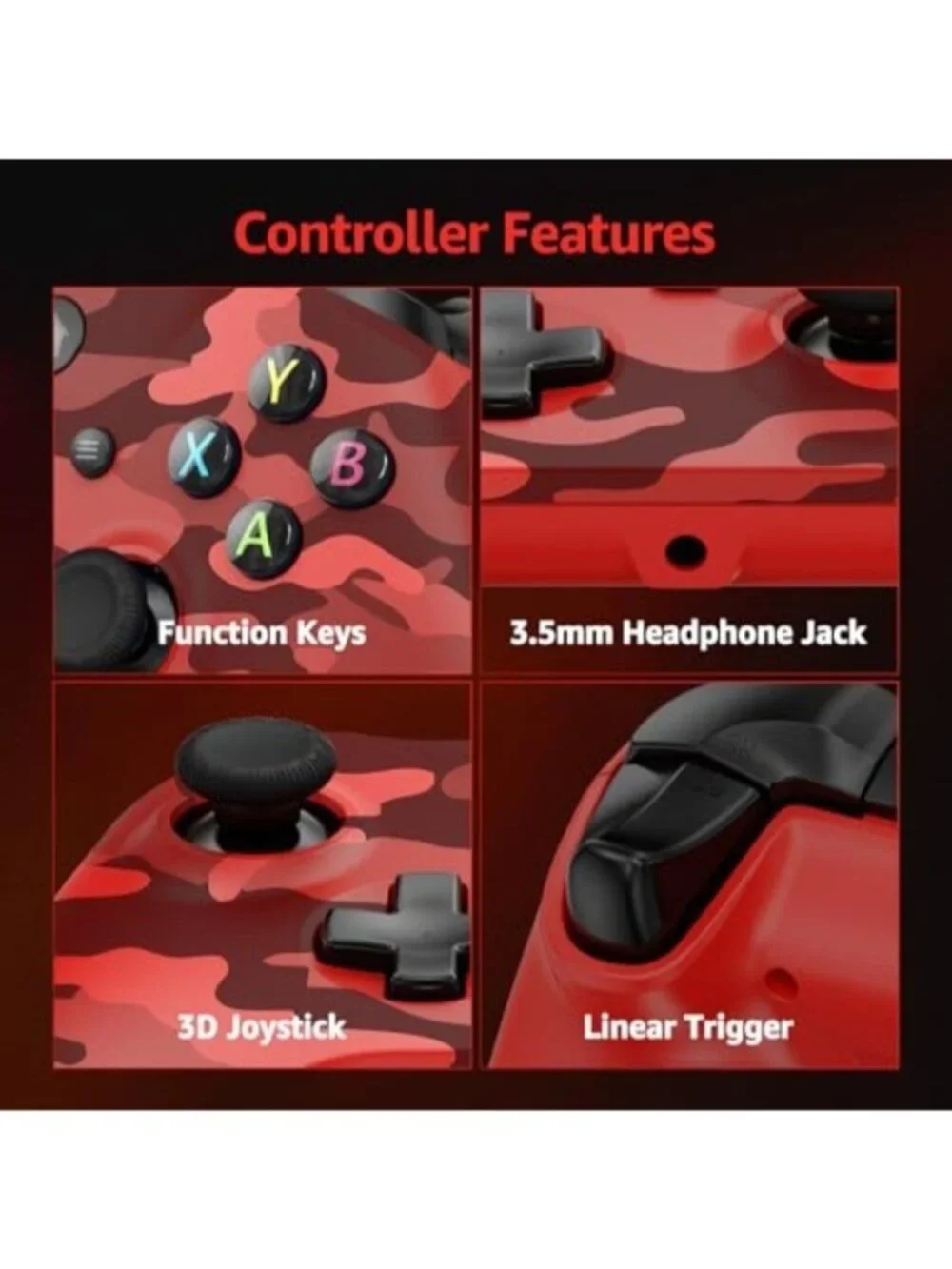 IWGAME Wireless Controller for X-BOX ONE/PC, 2.4G Plug and Play Gaming Controlle